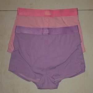 PINK Victoria's Secret high-waisted boyshort panties